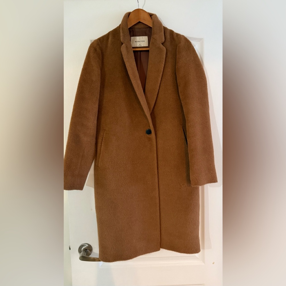 Babaton Teddy Jacket in Rich Tan